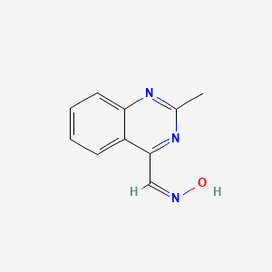 (NZ)-N-[(2-methylquinazolin-4-yl)methylidene]hydroxylamine