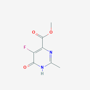 Methyl 5-fluoro-2-methyl-6-oxo-1,6-dihydropyrimidine-4-carboxylate