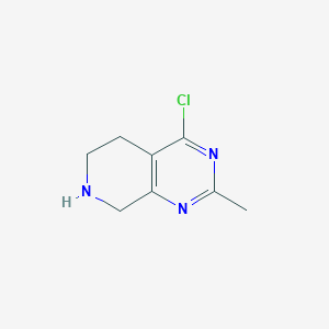 4-Chloro-2-methyl-5,6,7,8-tetrahydropyrido[3,4-D]pyrimidine