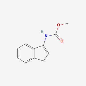 molecular formula C11H11NO2 B11907863 Methyl 1H-inden-3-ylcarbamate 