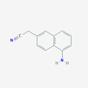 1-Aminonaphthalene-6-acetonitrile