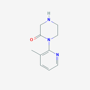 1-(3-Methylpyridin-2-yl)piperazin-2-one