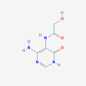 N-(4-amino-6-oxo-1,6-dihydropyrimidin-5-yl)-2-hydroxyacetamide