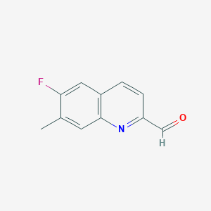 6-Fluoro-7-methylquinoline-2-carbaldehyde