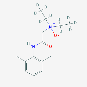 molecular formula C14H22N2O2 B119082 利多卡因-d10 N-氧化物 CAS No. 851528-10-4