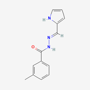 3-methyl-N'-(1H-pyrrol-2-ylmethylene)benzohydrazide