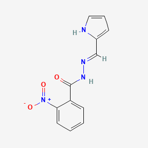 2-nitro-N'-(1H-pyrrol-2-ylmethylene)benzohydrazide