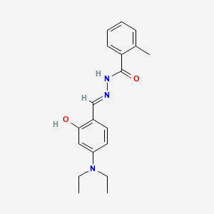 N'-[4-(diethylamino)-2-hydroxybenzylidene]-2-methylbenzohydrazide