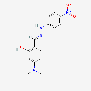 molecular formula C17H20N4O3 B1190853 4-(Diethylamino)-2-hydroxybenzaldehyde {4-nitrophenyl}hydrazone 