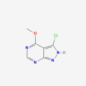 3-chloro-4-methoxy-2H-pyrazolo[3,4-d]pyrimidine