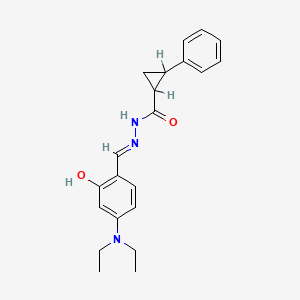 N'-[4-(diethylamino)-2-hydroxybenzylidene]-2-phenylcyclopropanecarbohydrazide