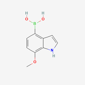 (7-methoxy-1H-indol-4-yl)boronic acid