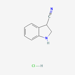 Indoline-3-carbonitrile hydrochloride