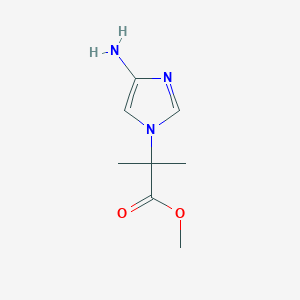 Methyl 2-(4-amino-1H-imidazol-1-yl)-2-methylpropanoate