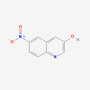 molecular formula C9H6N2O3 B11908630 6-Nitroquinolin-3-ol CAS No. 103029-76-1