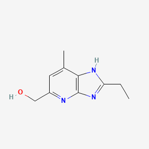 (2-Ethyl-7-methyl-3H-imidazo[4,5-b]pyridin-5-yl)methanol