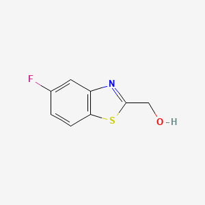 molecular formula C8H6FNOS B11908684 (5-Fluorobenzo[d]thiazol-2-yl)methanol CAS No. 1188057-88-6