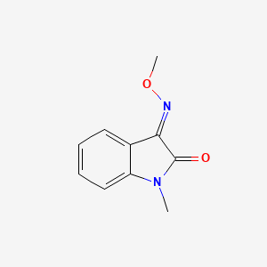 molecular formula C10H10N2O2 B11908796 (3E)-3-methoxyimino-1-methylindol-2-one CAS No. 94268-48-1