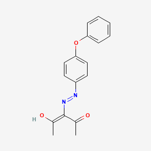 Pentane-2,3,4-trione 3-[(4-phenoxyphenyl)hydrazone]