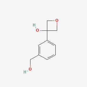 3-(3-(Hydroxymethyl)phenyl)oxetan-3-ol