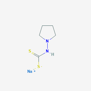 molecular formula C5H9N2NaS2 B11908916 Sodium pyrrolidin-1-ylcarbamodithioate 