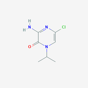 molecular formula C7H10ClN3O B11908934 3-Amino-5-chloro-1-isopropylpyrazin-2(1H)-one 