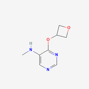 N-Methyl-4-(oxetan-3-yloxy)pyrimidin-5-amine