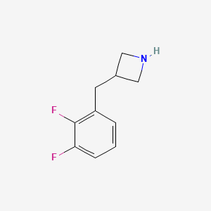 molecular formula C10H11F2N B11908970 3-(2,3-Difluorobenzyl)azetidine 