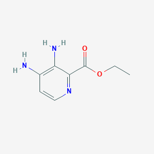 molecular formula C8H11N3O2 B11909007 Ethyl 3,4-diaminopyridine-2-carboxylate 