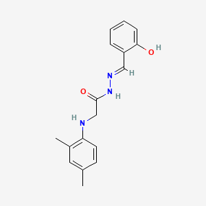 2-(2,4-dimethylanilino)-N'-(2-hydroxybenzylidene)acetohydrazide