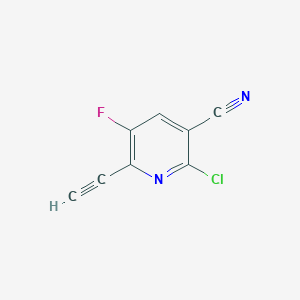 2-Chloro-6-ethynyl-5-fluoronicotinonitrile