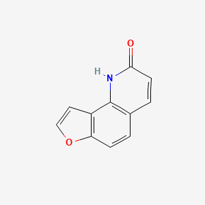 molecular formula C11H7NO2 B11909166 Furo[2,3-h]quinolin-2(1H)-one CAS No. 362518-99-8