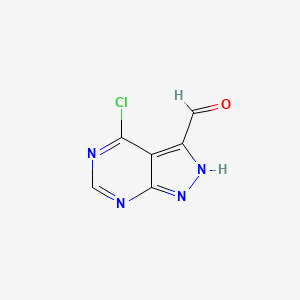 4-Chloro-1H-pyrazolo[3,4-d]pyrimidine-3-carbaldehyde