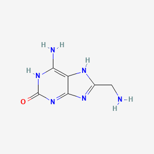 6-Amino-8-(aminomethyl)-1H-purin-2(3H)-one