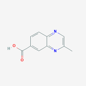 molecular formula C10H8N2O2 B11909264 3-Methylquinoxaline-6-carboxylic acid 