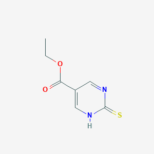 molecular formula C7H8N2O2S B11909282 Ethyl 2-thioxo-1,2-dihydropyrimidine-5-carboxylate CAS No. 858447-44-6