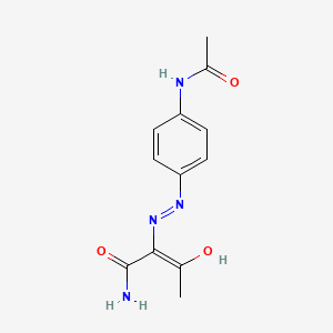 2-{[4-(Acetylamino)phenyl]hydrazono}-3-oxobutanamide