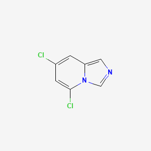 molecular formula C7H4Cl2N2 B11909495 5,7-Dichloroimidazo[1,5-a]pyridine 