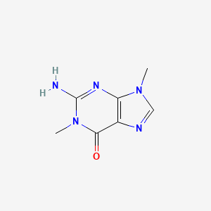 molecular formula C7H9N5O B11909536 1,9-Dimethylguanine CAS No. 42484-34-4