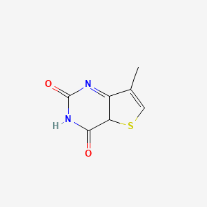 molecular formula C7H6N2O2S B11909558 7-Methylthieno[3,2-d]pyrimidine-2,4(3H,4aH)-dione 