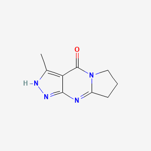 3-Methyl-7,8-dihydro-1H-pyrazolo[3,4-d]pyrrolo[1,2-a]pyrimidin-4(6H)-one