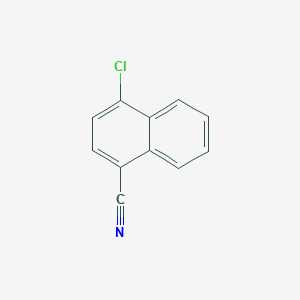 molecular formula C11H6ClN B11909584 4-Chloro-1-naphthonitrile 