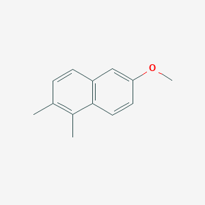 molecular formula C13H14O B11909592 6-Methoxy-1,2-dimethylnaphthalene 