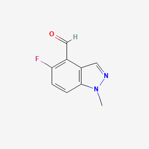 5-Fluoro-1-methylindazole-4-carbaldehyde