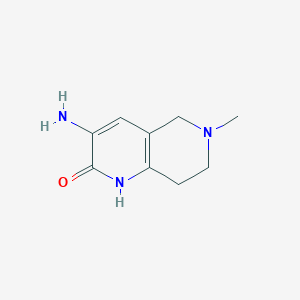 3-Amino-6-methyl-5,6,7,8-tetrahydro-1,6-naphthyridin-2(1H)-one