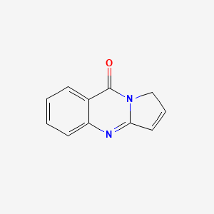 molecular formula C11H8N2O B11909672 Pyrrolo[2,1-b]quinazolin-9(1H)-one 