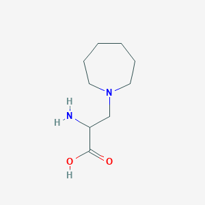 molecular formula C9H18N2O2 B11909734 (S)-2-Amino-3-(azepan-1-yl)propanoic acid 