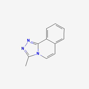 molecular formula C11H9N3 B11909747 3-Methyl-[1,2,4]triazolo[3,4-a]isoquinoline CAS No. 7639-56-7