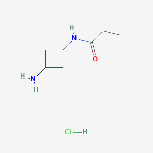 N-(3-aminocyclobutyl)propanamide;hydrochloride