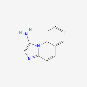 molecular formula C11H9N3 B11909848 Imidazo[1,2-a]quinolin-1-amine CAS No. 94718-74-8